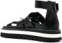 Moschino Zwarte Platform Gespsandalen Black Heren - Thumbnail 3