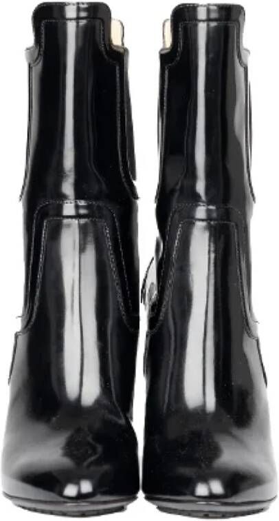 Moschino Pre-Owned Pre-owned Leather boots Black Dames