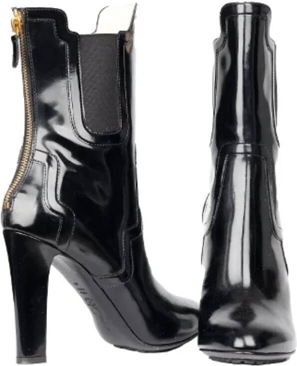 Moschino Pre-Owned Pre-owned Leather boots Black Dames