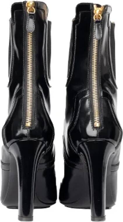 Moschino Pre-Owned Pre-owned Leather boots Black Dames