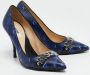 Moschino Pre-Owned Pre-owned Leather heels Blue Dames - Thumbnail 4