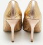 Moschino Pre-Owned Pre-owned Leather heels Yellow Dames - Thumbnail 4