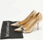 Moschino Pre-Owned Pre-owned Leather heels Yellow Dames - Thumbnail 8