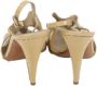 Moschino Pre-Owned Pre-owned Leather sandals Beige Dames - Thumbnail 3