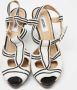 Moschino Pre-Owned Pre-owned Leather sandals White Dames - Thumbnail 3