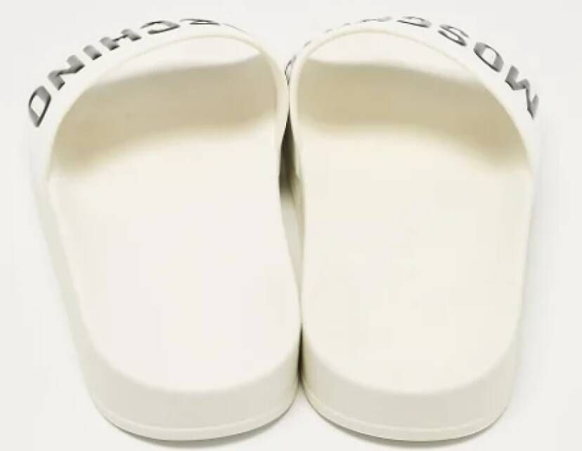 Moschino Pre-Owned Pre-owned Leather sandals White Heren