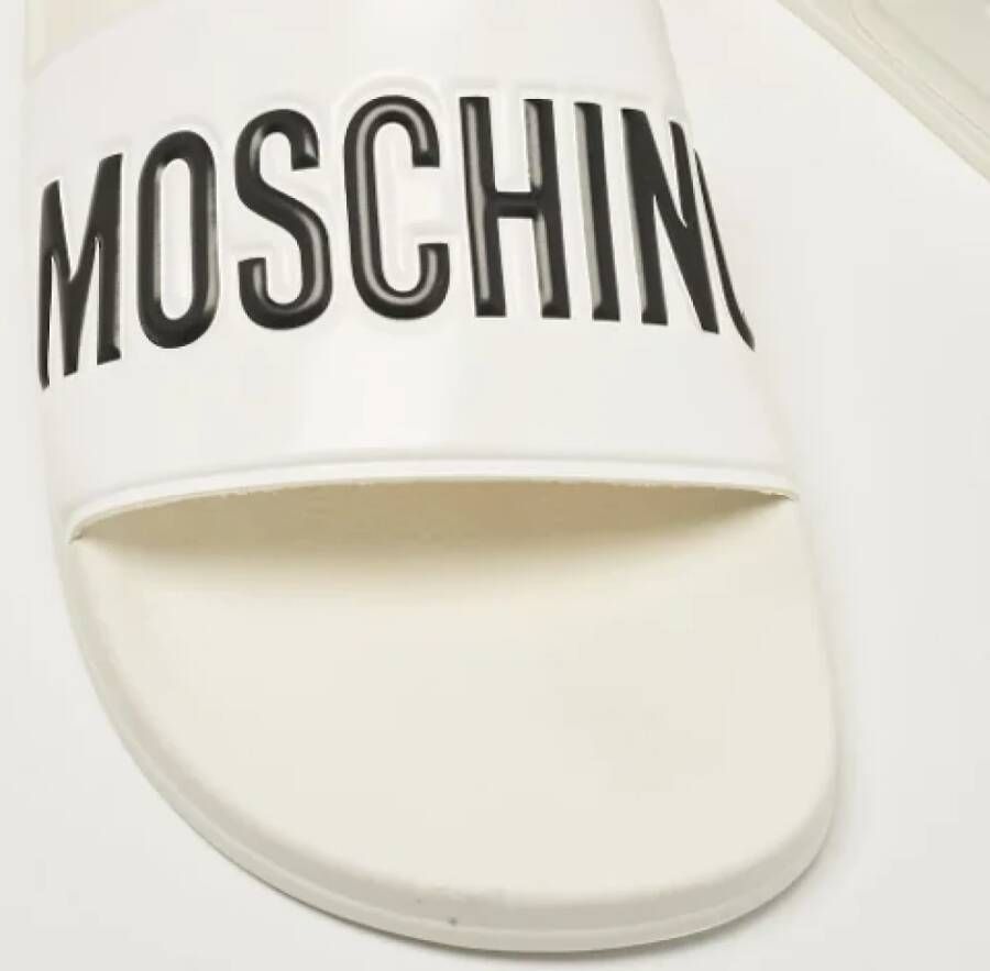 Moschino Pre-Owned Pre-owned Leather sandals White Heren