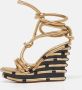 Moschino Pre-Owned Pre-owned Leather sandals Yellow Dames - Thumbnail 2