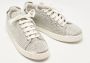 Moschino Pre-Owned Pre-owned Leather sneakers Gray Dames - Thumbnail 3