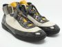 Moschino Pre-Owned Pre-owned Leather sneakers Gray Heren - Thumbnail 3