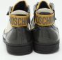 Moschino Pre-Owned Pre-owned Leather sneakers Gray Heren - Thumbnail 4