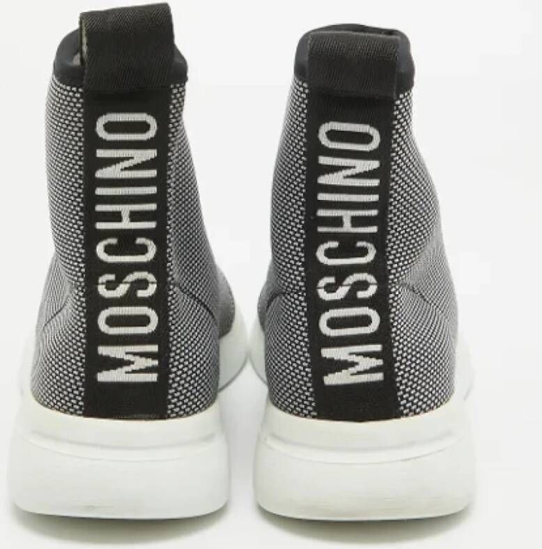 Moschino Pre-Owned Pre-owned Nylon sneakers Black Dames