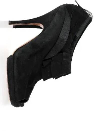 Moschino Pre-Owned Pre-owned Suede boots Black Dames