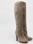 Moschino Pre-Owned Pre-owned Suede boots Gray Dames - Thumbnail 2