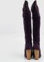 Moschino Pre-Owned Pre-owned Suede boots Purple Dames - Thumbnail 3