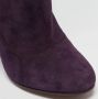 Moschino Pre-Owned Pre-owned Suede boots Purple Dames - Thumbnail 5