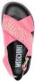 Moschino Roze Casual Open Platte Sandalen Pink Dames - Thumbnail 8