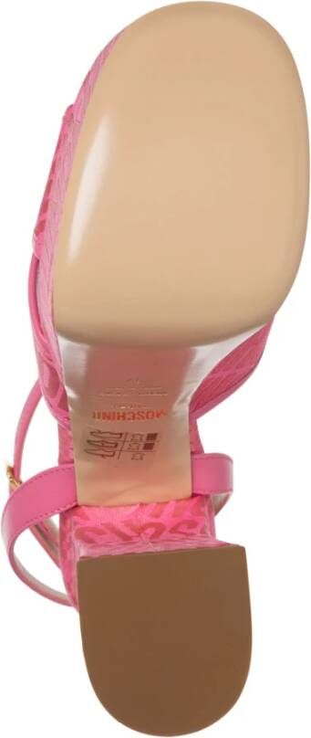 Moschino Sandalen met hoge hakken Roze Dames