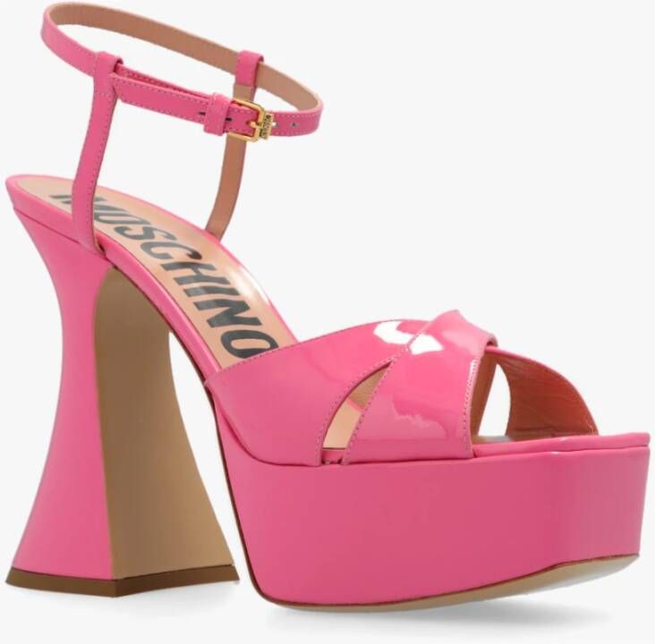 Moschino Sandalen met hoge hakken Roze Dames