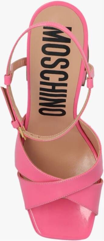 Moschino Sandalen met hoge hakken Roze Dames