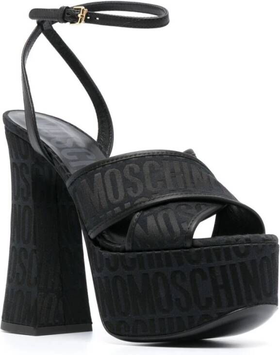 Moschino Sandalen met hoge hakken Zwart Dames