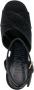 Moschino Hoge Hak Logo-Jacquard Sandalen Black Dames - Thumbnail 4