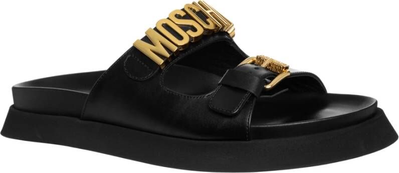 Moschino Sandals Black Heren