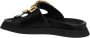 Moschino Logo Letter Sandals Zwart Black Heren - Thumbnail 4