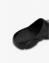 Moschino Logo Embossed Round Toe Slippers Zwart - Thumbnail 7