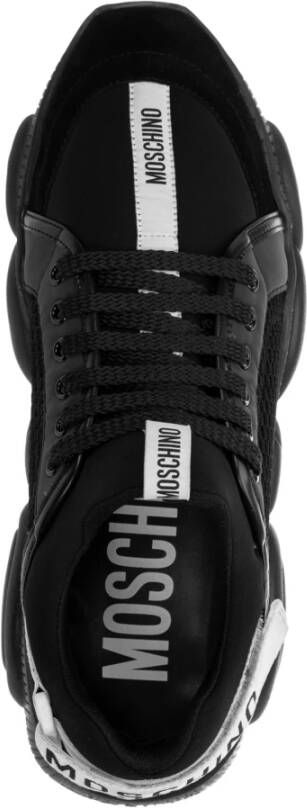 Moschino Schattige Sneakers met Effen Patroon Black Heren