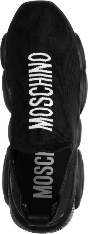 Moschino Schattige Sneakers met Effen Patroon Black Heren