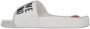 Love Moschino Witte rubberen zool slippers White Dames - Thumbnail 14