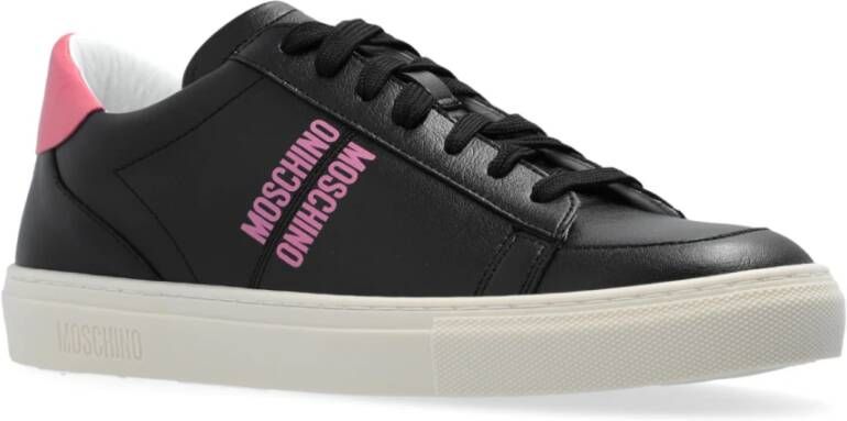 Moschino Sneakers met logo Black Dames