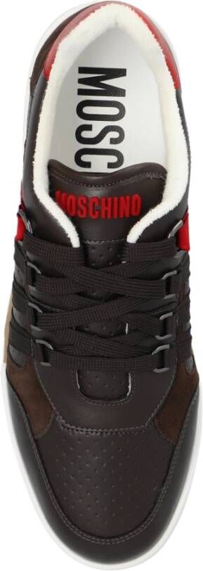 Moschino Sneakers met logo Multicolor Heren