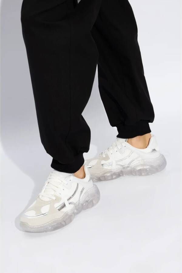 Moschino Sneakers met logo White Dames