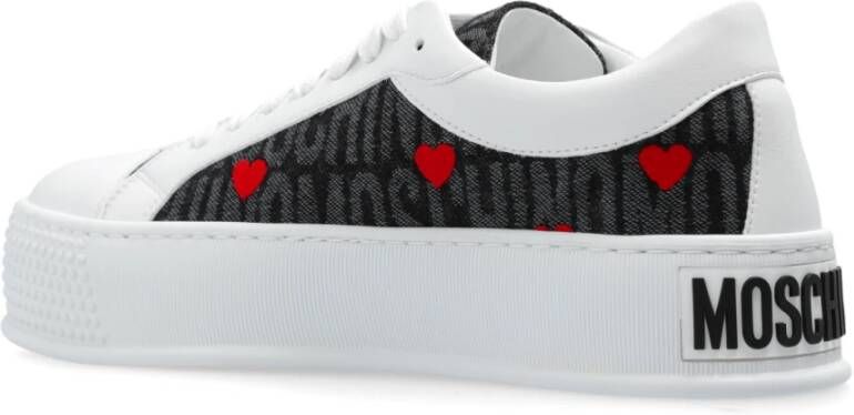 Moschino Sneakers met logo White Dames