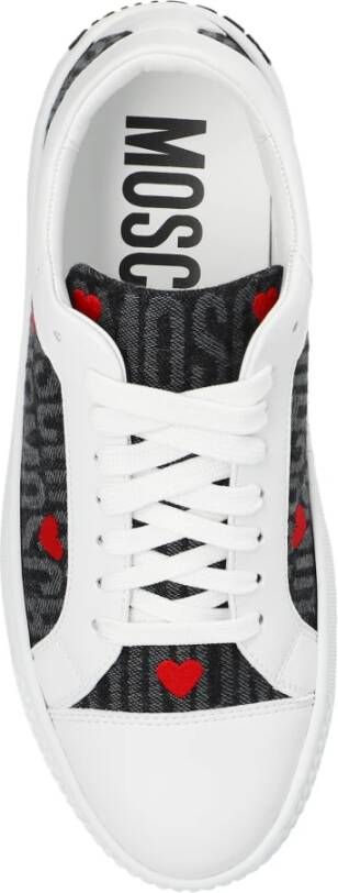 Moschino Sneakers met logo White Dames