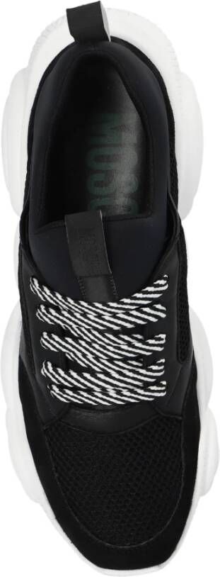 Moschino Sneakers met logo Zwart Dames