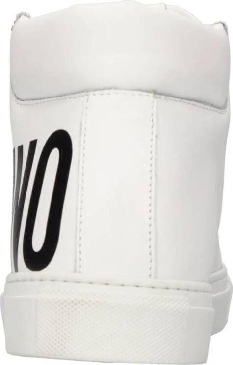 Moschino Sneakers Wit White Heren