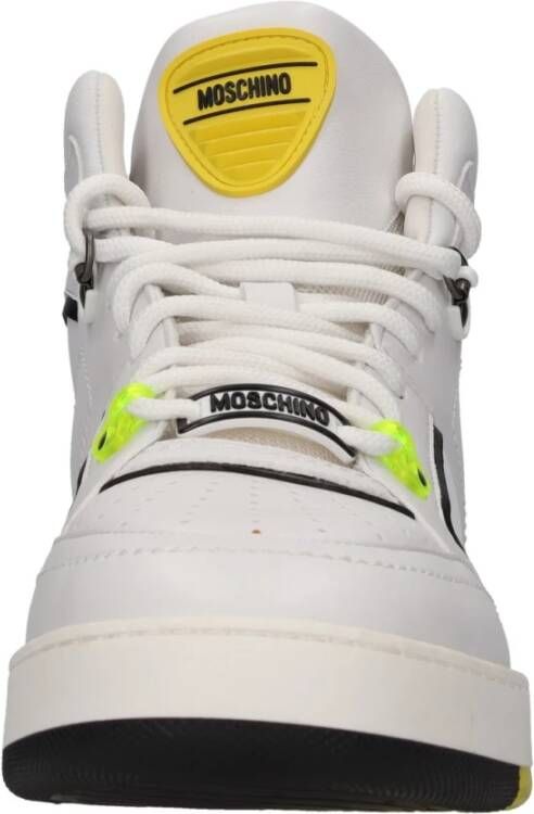 Moschino Sneakers Wit White Heren