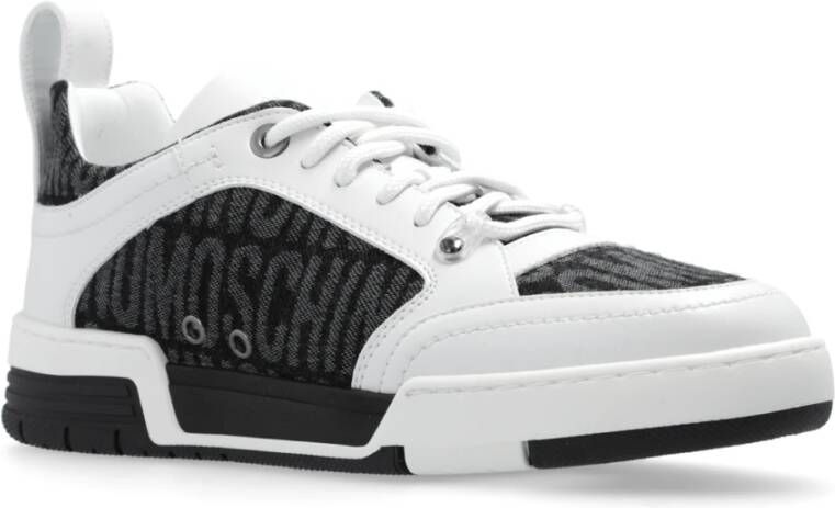 Moschino Sportschoenen met logo White Dames