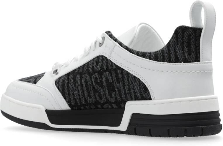 Moschino Sportschoenen met logo White Dames