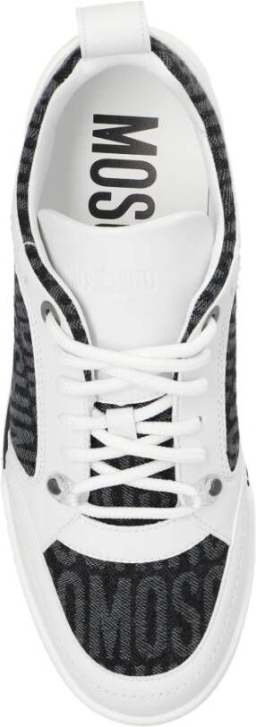 Moschino Sportschoenen met logo White Dames