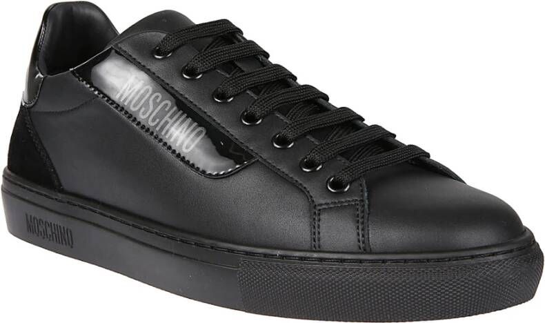 Moschino Stijlvolle Golia25 Sneakers Black Heren