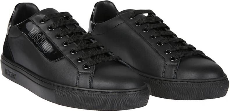 Moschino Stijlvolle Golia25 Sneakers Black Heren