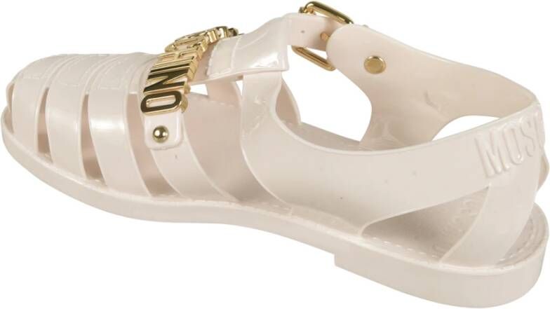 Moschino Stijlvolle Sandalen voor de Zomer Beige Dames