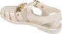 Moschino Stijlvolle Sandalen voor de Zomer Beige Dames - Thumbnail 3