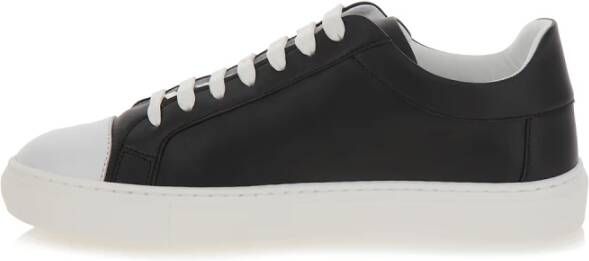 Moschino Symbool Sneakers Zwart Wit Contrast Black Dames