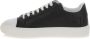 Moschino Symbool Sneakers Zwart Wit Contrast Black Dames - Thumbnail 3