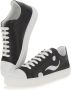 Moschino Symbool Sneakers Zwart Wit Contrast Black Dames - Thumbnail 5